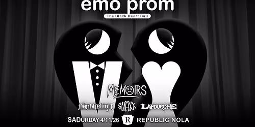 Emo Prom: The Black Heart Ball at Republic | 04.11.26