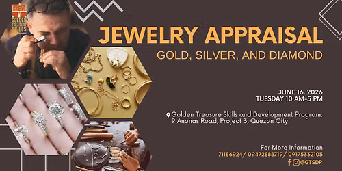 Jewelry Appraisal (Gold, Silver and Diamond) - Weekday Class