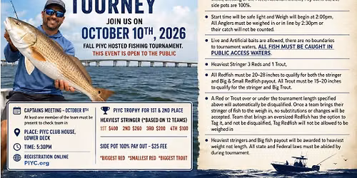Padre Island Annual Fall Fishing Tournament