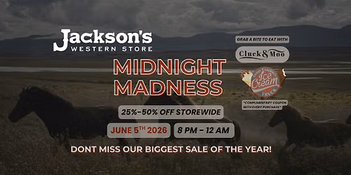 13th Annual Midnight Madness Sale