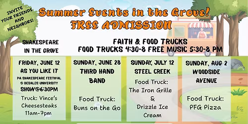 Summer Event in the Grove in Neffs