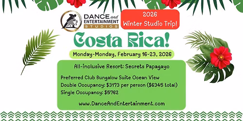 February 2026 - Costa Rica Studio Trip!