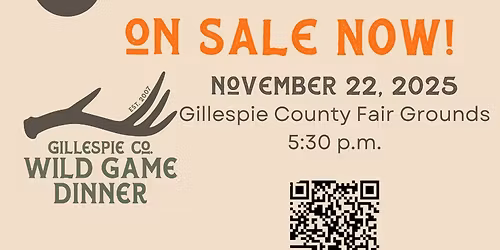 Gillespie County Wild Game Dinner