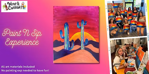 Tampa Paint and Wine- Desert Summer