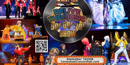 Relive the Music '50s, '60s, & '70s Rock N' Roll Show