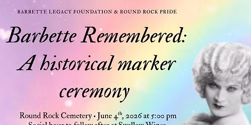 Barbette Remembered