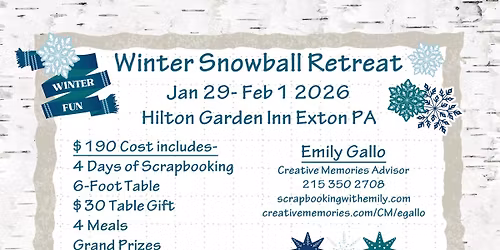 Winter Snowball Retreat