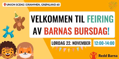 Barnas bursdag med Redd Barna