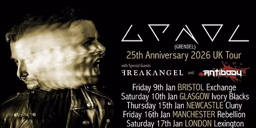 GRENDEL 25th Anniversary 2026 UK Tour | London