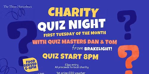 NEW monthly Charity Quiz Night at The Shoes
