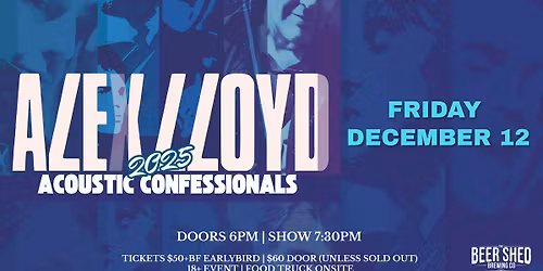 Alex Lloyd Acoustic Confessionals - Live at The Beer Shed