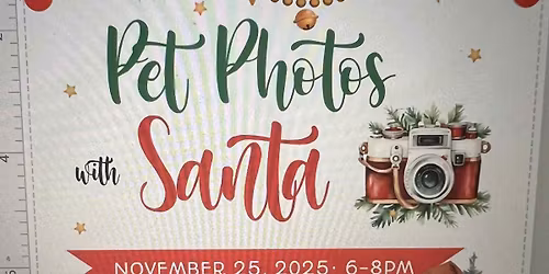 Pet Photos With Santa