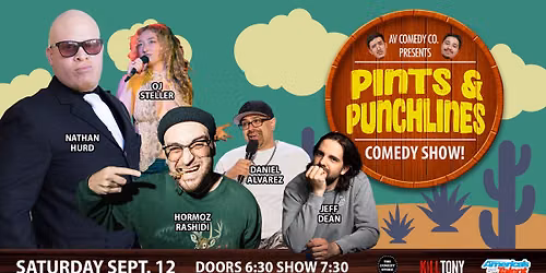 PINTS & PUNCHLINES COMEDY SHOW FEATURING NATHAN HURD