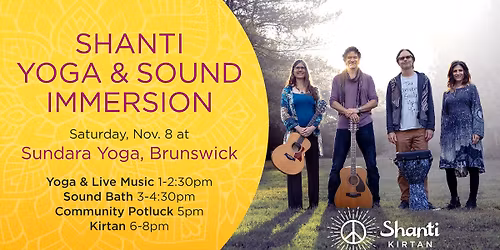 Yoga & Sound Immersion with Shanti Kirtan