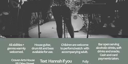 Craven Arts Open Mic Night 