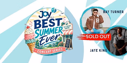 Bay Turner & Jaye King - Joy99 Best Summer Ever Concert Series