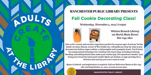 Fall Cookie Decorating Class (ADULTS: REGISTRATION STARTS 10\/27\/2025)