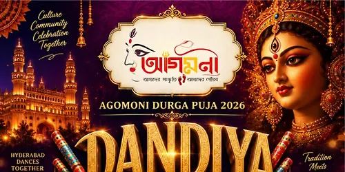 AGOMONI DURGA PUJA 2026 PRESENTS DANDIYA NIGHT