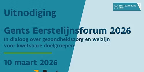 Gents Eerstelijnsforum 2026