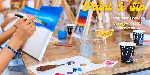 Paint & Sip @ Mobtown  Brewery