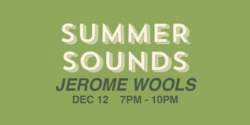 JEROME WOOLS @ THE PARK