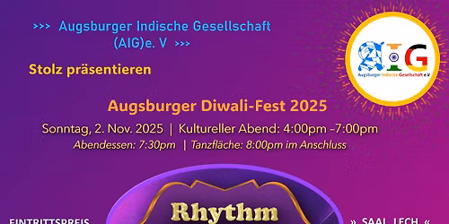 Rhythm of Culture-Augsburg Diwali Festival 2025