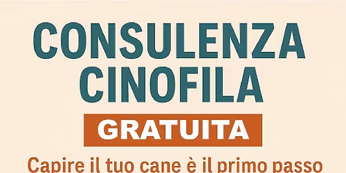CONOSCI IL TUO CANE - Consulenza Cinofila Gratuita