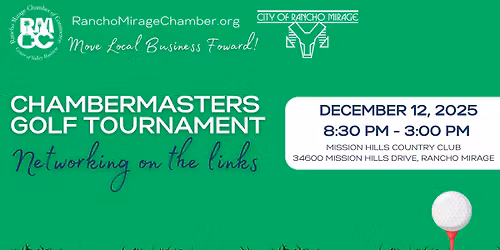 4th Annual ChamberMasters Golf Tournament
