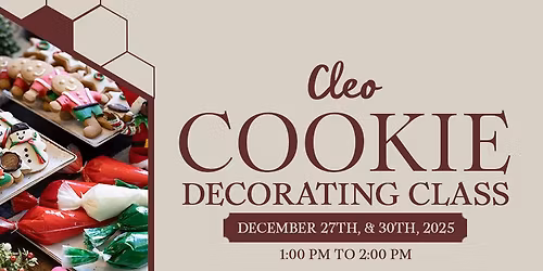Cookie Decorating Class at Cleo