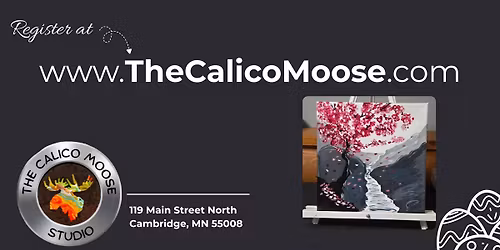 Acrylic Painting: Japanese Blossom