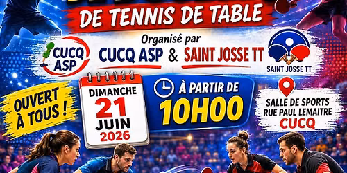 1er tournoi de double en tennis de table