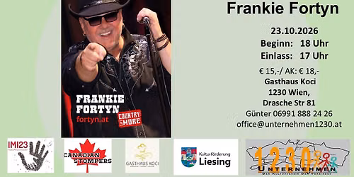 Benefiz mit Frankie Fortyn