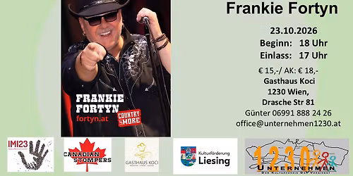 Benefiz mit Frankie Fortyn