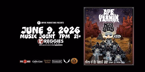Ape Vermin \/ Mean Green \/ Psython \/ Guttural at Reggies 