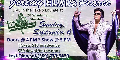 ELVIS at Valley Brew!