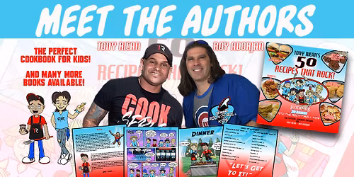 \ud83d\udc49 \ud83c\udf89 Book Signing & Meet the Authors Tour! Tony Rican & Roy Adorjan Live \ud83c\udf89