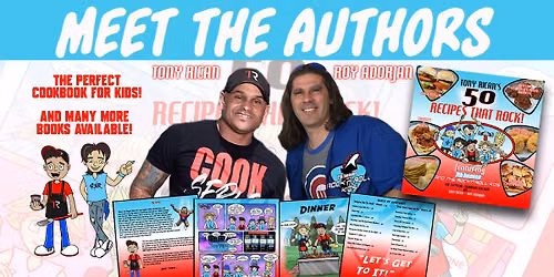 \ud83d\udc49 \ud83c\udf89 Book Signing & Meet the Authors Tour! Tony Rican & Roy Adorjan Live \ud83c\udf89