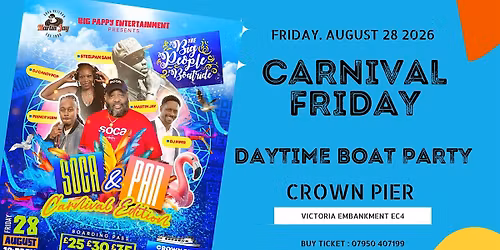 Pappy's Big People Carnival Friday Boatride