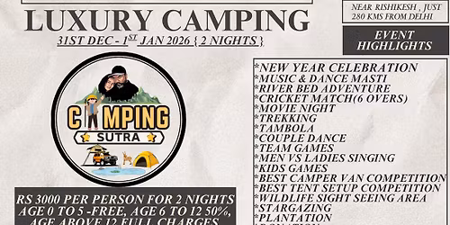 CAMPING SUTRA NEW YEAR MEET-UP 13.0
