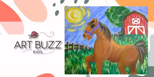 Kid's! Horse And Barn