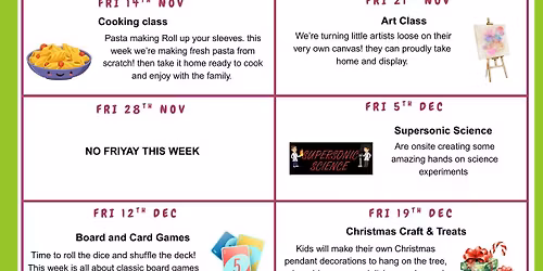 FriYAY Youth Club Term 4