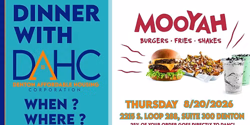 Dinner with DAHC - Mooyah