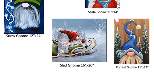 Dec. 17th GNOME-AGEDDON PAINT NIGHT!