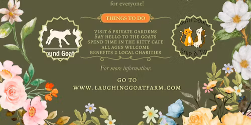 Goats & Gatos Charity Garden Tour: SOLD OUT