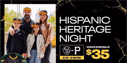 PIRATES HISPANIC HERITAGE NIGHT with Colombia en Pittsburgh 🇨🇴