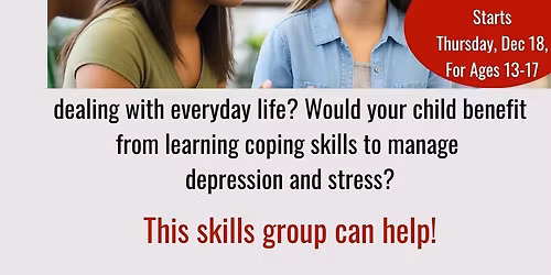 Senders Behavioral Health Adolescent Anxiety & Depression Coping Skills 