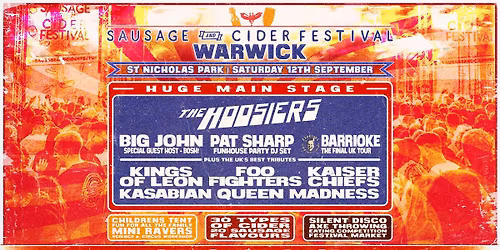 Sausage and Cider Festival - Warwick 2026