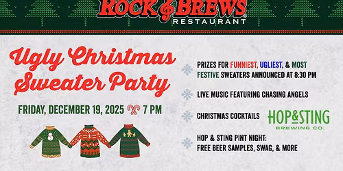 Rock & Brews Annual Ugly Christmas Sweater Party