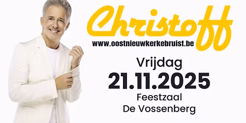 Optreden Christoff in feestzaal De Vossenberg