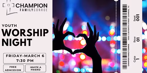 Champion Family Youth Worship Night